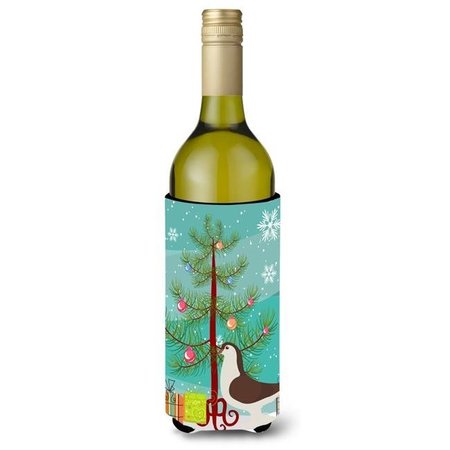 CAROLINES TREASURES Carolines Treasures BB9310LITERK Large Pigeon Christmas Wine Bottle Beverge Insulator Hugger BB9310LITERK